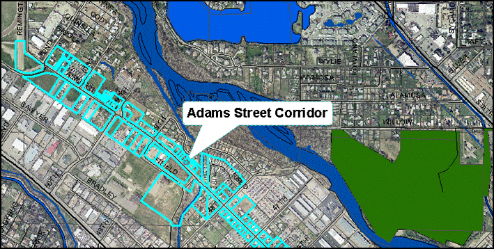 ADAMS STREET CORRIDOR – GARDEN CITY ID